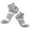 Grey, variant on HNMKIU Men's Seasonal Low Cut Casual Sports Socks with Advanced Sweat Absorption Technology for White,One Size