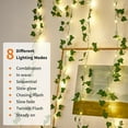 thumbnail image 4 of KAiSnova Thanksgiving Lights 10FT 30 LED Fall Lights 3D Pumpkin Maple Leaf Acorn Battery Operated String Lights Halloween Decorations Indoor Fall Decorations for Home Garland Party Autumn, 4 of 10