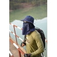thumbnail image 5 of Fashion Summer Outdoor Sun Protection Fishing Cap Neck Face Flap Hat Wide Brim, Fishing Hat Weterproof for Women & Men, 5 of 5