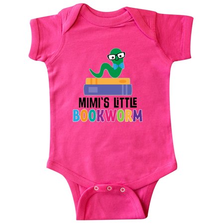 

Inktastic Mimi Little Bookworm Reading Gift Gift Baby Boy or Baby Girl Bodysuit