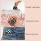 thumbnail image 4 of Espejo compacto para bolsos, espejo de bolsillo redondo mini, espejo floral pequeño para bolso negro, 4 of 6