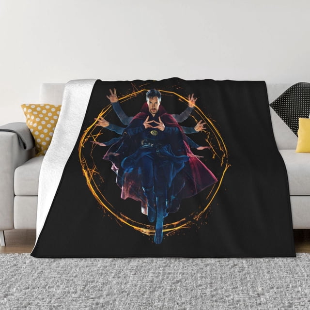 Manta de Doctor Strange, cálida y ultra suave, para cama, sofá, sala de estar, manta de microfibra ultra suave