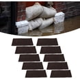 thumbnail image 1 of HSHDLDF 10 Pcs Barrières Anti-Inondation Sacs de Sable Anti-Inondation Professionnels Vides Étanches Contrôle des Inondations Sacs de Sable pour Maison Porte Garage sous-Sol (Café), 1 of 7