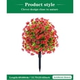 thumbnail image 2 of Shengyu PVC Natural With Artificial Plants Outdoor Collection Simply Insert Ground Nail Into Soil Blue, 2 of 6