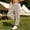 Beige, variant on Women Solid Double Crinkle Elastic High Waist Jogger Pants, Side Pockets Loose Daily Casual Long Trousers Gray XL(XL)