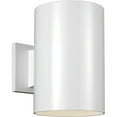 thumbnail image 2 of Sea Gull Cylinders 9" Outdoor Wall Light in White, 2 of 2
