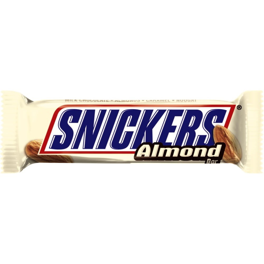 Snickers Almond, Chocolate Bars, 1.76 Oz, 6 Ct