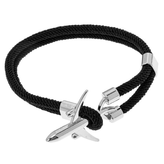 ITSELFER Male Bracelet Simple Airplane Bracelet Creative Wristband Fashion Hand Jewelry