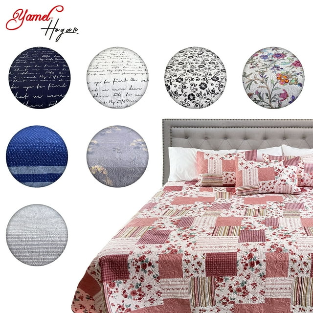Colcha Individual Doble Vista Estampada Nina Yamel