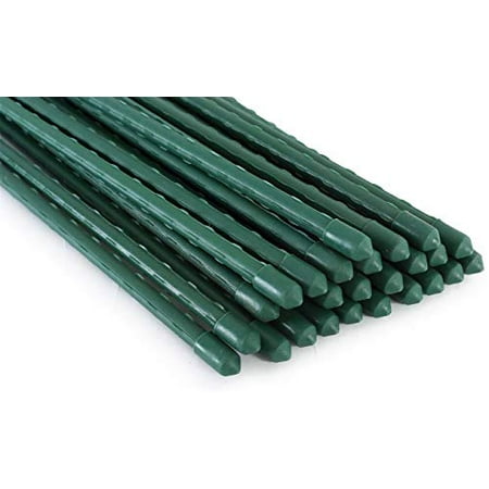 Tingyuan Garden Stakes 36 Inches Steel Plant Stakes Pack of 25