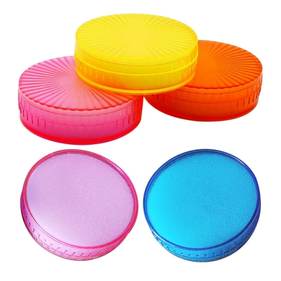 Raindrops 5pcs Moisteners for Money Counting Non- Grip Cash Counting Tools Assorted Colors