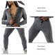 thumbnail image 1 of Mono De Pijama, Mono De Poliéster Para Hombre, Lavado A Máquina, Parches A Cuadros, Con Capucha Para Interior ANGGREK No, 1 of 6