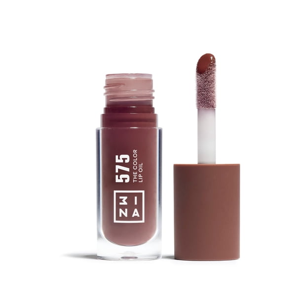 Aceite Labial 3INA The Colour 575 Marrón con Ácido Hialurónico