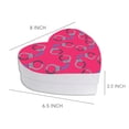 thumbnail image 5 of Koyal Wholesale Valentine's Day Heart Shaped Gift Box with Lid, Handcuffs Design, Reusable Heart Box, 8"x6", 1-Pack, 5 of 5