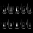 thumbnail image 2 of Acrylic Artificial Nails Tips Half Matte Full Covers False Nails,Half Covers Fake Nails Pre-File 100Pcs, 2 of 7