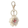 thumbnail image 3 of Peony Flower Keychain,Peony Flower Keychain Vivid Flower Keychain Metal Flower Keychain Top of the Line, 3 of 5