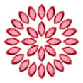thumbnail image 1 of Uxcell 100Pcs Horse Eye Shape Rhinestones Glass Point Back Beads for Jewelry Making, Red 6x12mm, 1 of 6