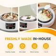 thumbnail image 5 of 36 Hour Yogurt Maker, Yogurt Machine with Adjustable Temperature and Time Control, Yogurt Maker Automatic Digital Yoghurt Maker Machine, Lcd Display With Constant Temperature (With 5 Cups), 5 of 10