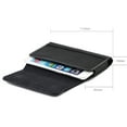 thumbnail image 3 of For Apple iPhone 11 Universal Premium Horizontal Leather Case Pouch Holster with Magnetic Closure Belt Clip & Belt Loops Holster - Black, 3 of 8