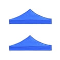 thumbnail image 1 of 2 Piezas 2X2M Reemplazo de la Cubierta Superior del Dosel Tela de Tienda de Cuatro Esquinas Reemplazo Plegable del Pabellón del Patio Una Prueba de Lluvia Azul, 1 of 3