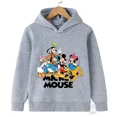 thumbnail image 3 of Ropa para niños, sudadera con capucha de Minnie para niñas, ropa para niños, sudadera con capucha con estampado de Mickey Mouse y el pato Donald, jersey de moda para exteriores para niños, 3 of 5