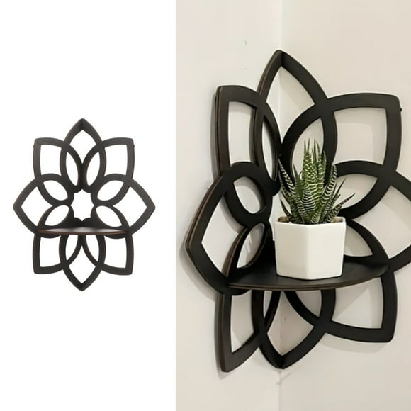 Wooden Floating Shelf for Organizing and Decorating