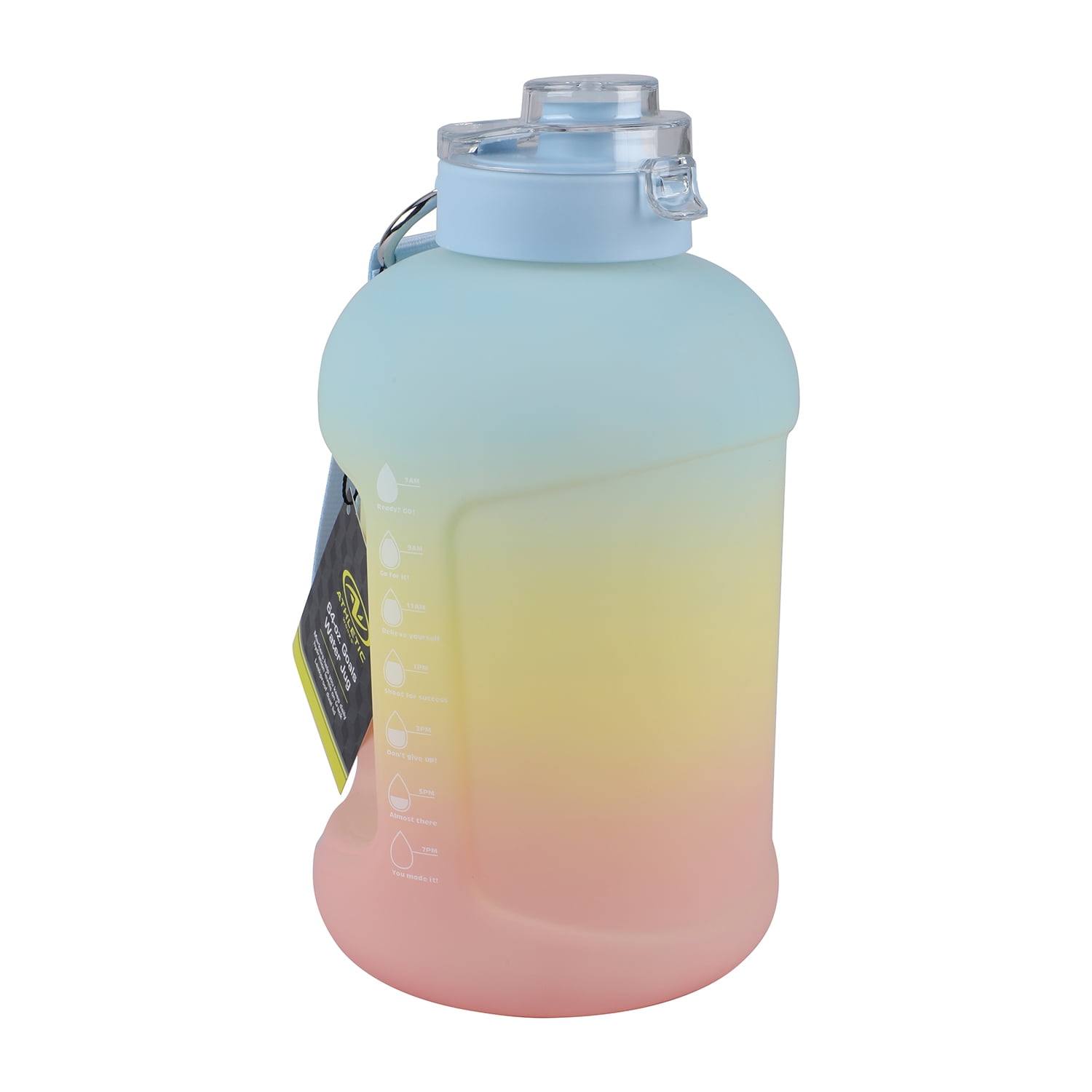 Athletic Works 64oz Motivational Water Jug with Leakproof