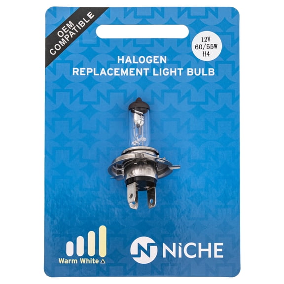 Niche H4 Headlight Bulb for Yamaha VMAX 600 700 Snowmobile 519-CBL2232B