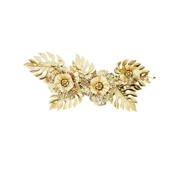 ERDOUY Metal Wall Art Decor for Living Room, Home Decor Living Room Wall Decor, Silhouette Wall Art(Gold)