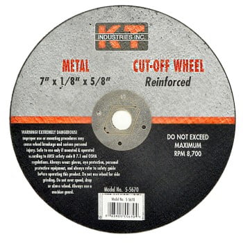 

2Pc K-T Ind K-T Ind 5-5670 Metal Cut Off Wheel ~ 7
