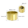 thumbnail image 2 of Uxcell Brazed Diamond Core Drill Bits with Arbor Adapter for Tile Marble 80mm, 2 of 6
