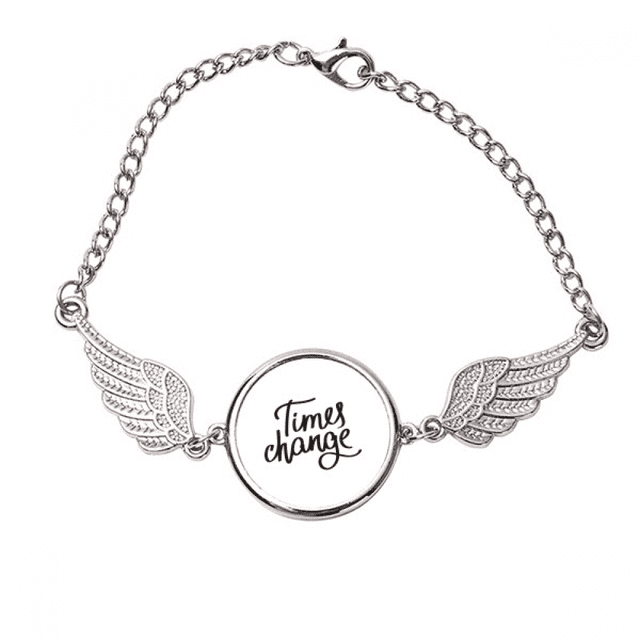 Los tiempos cambian. Pulsera pulsera pulsera alas de ángel pulsera