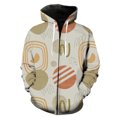 thumbnail image 1 of Sudadera con capucha y cremallera para hombre, diseño de grafiti abstracto, estilo Harajuku, con estampado 3D, divertida, de manga larga, gran oferta de primavera 2024, unisex., 1 of 6