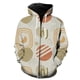 thumbnail image 1 of Sudadera con capucha y cremallera para hombre, diseño de grafiti abstracto, estilo Harajuku, con estampado 3D, divertida, de manga larga, gran oferta de primavera 2024, unisex., 1 of 6