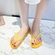 thumbnail image 4 of Amzcrzy Zapatos de mujer,Zapatos de mujer,Zapatillas de mujer, Zapatillas de verano para exteriores, para parejas, con suela suave, antideslizantes, de color liso, para mujer, chanclas, zapatos de pl, 4 of 7