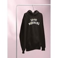 thumbnail image 3 of Good Morning W Daisies Hoodie Women -Image by Shutterstock, Female Medium, 3 of 4