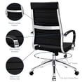 thumbnail image 5 of Scranton & Co Modern Vinyl/Aluminum High Back Office Chair in Black, 5 of 5
