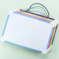 thumbnail image 2 of Pizarra blanca magnética para escribir, de doble cara, borrable, para niños, para dibujar, grafiti, para tomar notas en la oficina, para colgar mensajes, 2 of 5