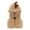 Khaki, variant on Infant Baby Fleece Vest Coat Toddler Spring Clothes Outfit Boy Girl Sleeveless Hoodie Jacket, 6-12 Months, Blue