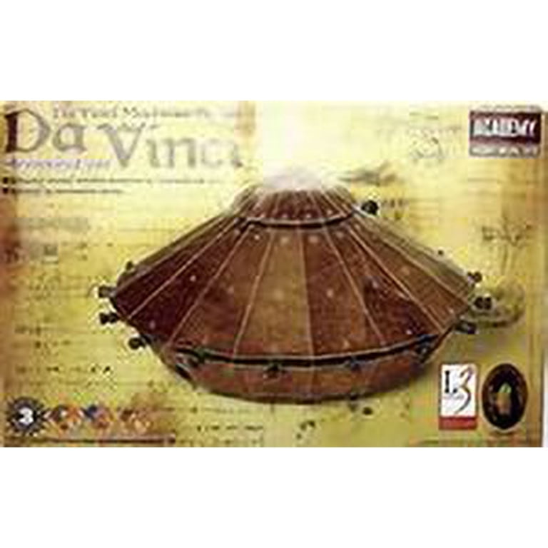 Academy – Maquette Du Char Blindé De Léonard De Vinci – Snap Sans Colle Ni Peinture, Ressort Mécanique, éducatif