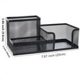 thumbnail image 6 of TSY TOOL Mesh Pencil Holder with Storage Baskets, Black, 2 Pack, 6 of 6