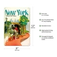 thumbnail image 2 of New York - Central Park Horse Drawn Carriage - United Air Lines - Vintage Airline Travel Poster c.1971 - 8 x 12 inch Vintage Metal Tin Sign, 2 of 4