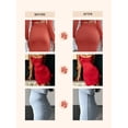 thumbnail image 7 of Women's Padded Butt Lifter Shaping Panties, Seamless Tummy Control Lace Boyshorts with Removable Pads Apricot, 7 of 7
