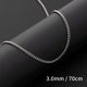 thumbnail image 1 of Collar de metal para hombre, cadena sencilla de acero de titanio, cadena lateral de acero inoxidable, cadena fina para frotar, joyería para mujer con cadena, 1 of 6