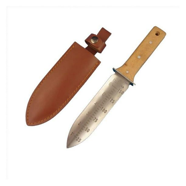 Cuchillo para desmalezar y cavar Apuakthei, mango de madera