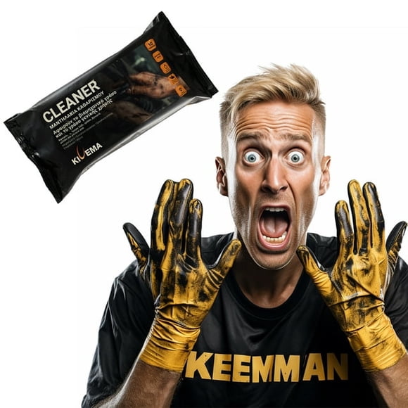 KIVEMA SuperWipe Hand Wipes - 10 Units, Heavy-Duty Industrial Cleaning Solution
