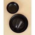 thumbnail image 4 of Euro ceramica Euro Essential collection Ensemble de Vaisselle 16 Pcs, Service pour 4, Noir Semi-Mat Uni, 4 of 4