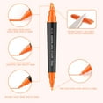 thumbnail image 2 of RXIRUCGD Markers Double-headed Acrylic Marker Black Rod Waterproof DIY Hand-painted Ceramic Graffiti Pen 10ml, 2 of 5
