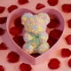 thumbnail image 5 of Peluche de oso pompón | Regalo de San Valentín y adorno navideño | Peluche de poliéster de 21 x 14 cm para fiestas y el hogar, 5 of 6