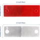 thumbnail image 5 of Pegatinas reflectantes de seguridad rectangulares catadióptricas para vehículos, bicicletas y remolques (15 x 5 x 0,6 cm), 5 of 5